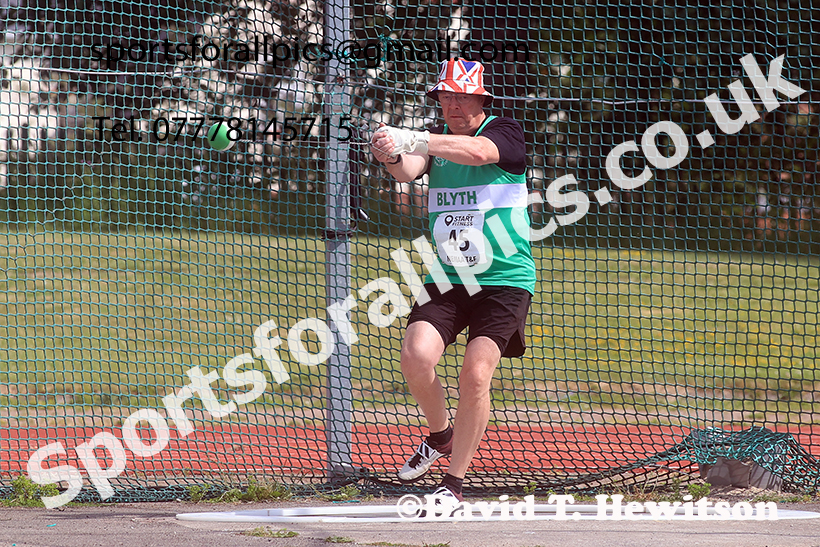 Hammer, 2025 NEMAA Track and Field, Monkton. Photo: David T. Hewitson/Sports for All Pics